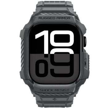 Spigen Rugged Armor Pro 2 Apple Watch 10-11 (46 mm) szíj / tok, Dark Gray, sötétszürke kép