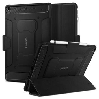 Spigen Rugged Armor Pro Apple iPad 10.2&quot; (2021/2020/2019) oldalra nyíló tok, fekete kép