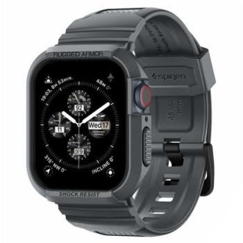 Spigen Rugged Armor Pro Apple Watch 9/8/7 (45mm) /SE (2nd/1st Gen)/6/5/4 (44mm) tok, sötétszürke kép