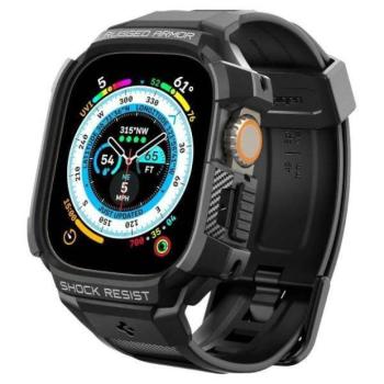 Spigen Rugged Armor Pro Apple Watch Ultra 49 mm-es fekete tok kép