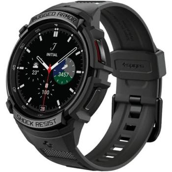 Spigen Rugged Armor Pro Samsung Watch 6 Classic 47 mm-es fekete ACS06488 tok kép