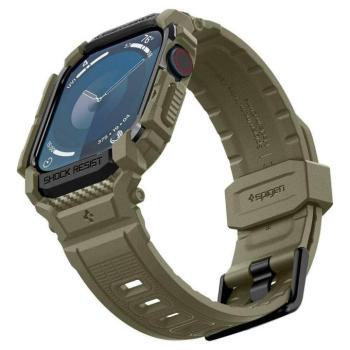 Spigen Rugged Armor &quot;Pro&quot; tok Apple Watch 10 46mm - olívazöld kép