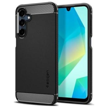 Spigen Rugged Armor Samsung Galaxy A16 4G/Galaxy A16 5G tok, Matte Black, fekete kép