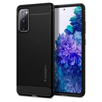Spigen Rugged Armor Samsung Galaxy S20 FE tok, Matte Black, fekete kép