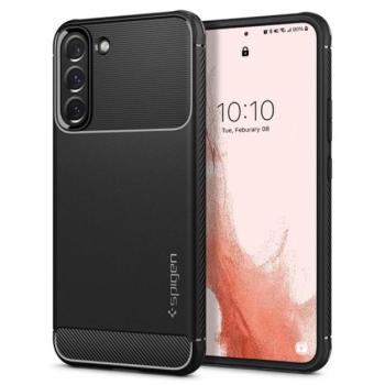 Spigen Rugged Armor Samsung Galaxy S22 tok, Matte Black, fekete kép