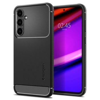 Spigen Rugged Armor Samsung Galaxy S23 FE tok, Matte Black, fekete kép