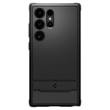 Spigen Rugged Armor Samsung Galaxy S24 Ultra tok, Matte Black, fekete kép