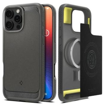 Spigen Rugged Armor tok iPhone 16 Pro Max - szürke kép