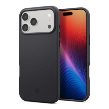 SPIGEN SILICONE FIT MAG szilikon telefonvédő (ütésállóság, MagSafe) FEKETE Apple iPhone 17 Pro Max kép