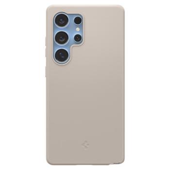 Spigen Silicone Fit MagFit Samsung Galaxy S25 Ultra tok, Natural Titanium, bézs kép