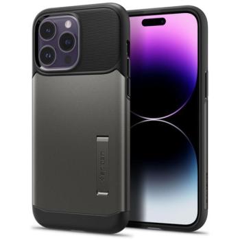 Spigen Slim Armor Apple iPhone 14 Pro Max tok, Black, fekete kép