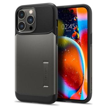 Spigen Slim Armor Apple iPhone 14 Pro Max tok, Gunmetal, szürke kép