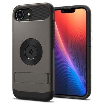 Spigen Slim Armor MagFit Apple iPhone 16e MagSafe tok, Gunmetal, szürke kép