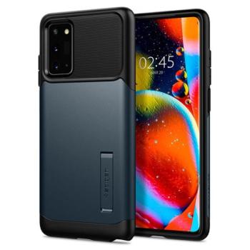 Spigen Slim Armor Samsung Galaxy Note 20 tok, Metal Slate, sötétkék kép