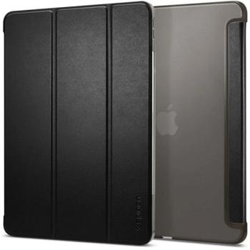 SPIGEN SMART FOLD tok álló, bőr hatású (aktív FLIP, oldalra nyíló, TRIFOLD, asztali tartó) FEKETE Apple IPAD Pro 11 (2024) kép