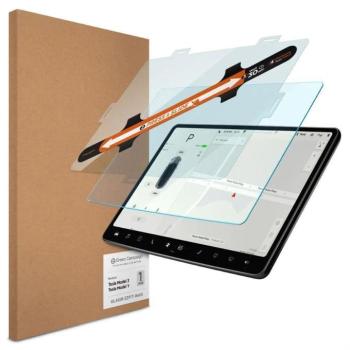 Spigen Tesla EZ Fit Refill Anti Glare kijelzővédő üvegfólia (Model Y/3) (1db) kép