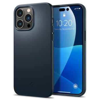Spigen Thin Fit Apple iPhone 14 Pro Max tok, Metal Slate, sötétkék, sötétkék kép