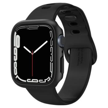 Spigen Thin Fit Apple Watch S7 41mm Fekete tok kép