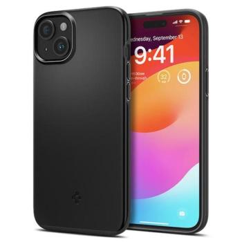Spigen Thin Fit iPhone 15 Plus fekete tok kép