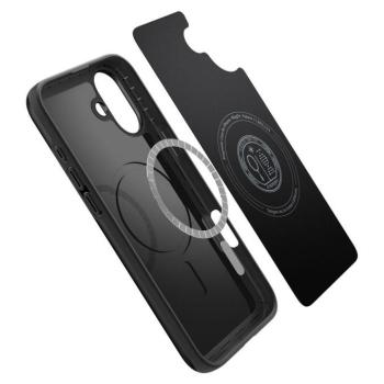 Spigen Thin Fit Mag MagSafe-kompatibilis tok iPhone 16 Plus - fekete kép