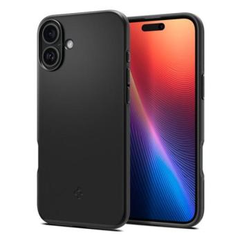 Spigen Thin Fit MagFit iPhone 16 Plus tok, MagSafe, fekete ACS08060 kép