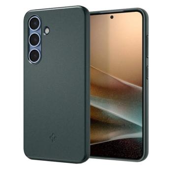 SPIGEN THIN FIT MAGSAFE műanyag telefonvédő (matt, ultravékony, kameravédő, MagSafe) SÖTÉTZÖLD Samsung Galaxy S25 (SM-S931) kép
