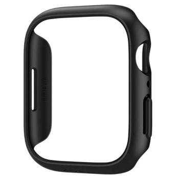 SPIGEN THIN FIT műanyag óra keret (közepesen ütésálló) FEKETE Apple Watch Series 7 41mm kép