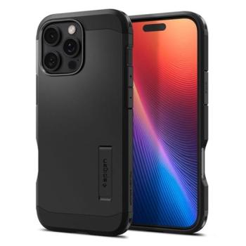 SPIGEN TOUGH ARMOR MAG műanyag telefonvédő (ütésállóság, MagSafe) FEKETE Apple iPhone 16 Pro kép