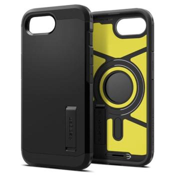 SPIGEN TOUGH ARMOR MAG műanyag telefonvédő (ütésállóság, MagSafe) FEKETE Apple iPhone 16e kép