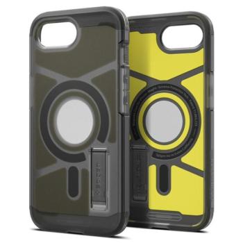 SPIGEN TOUGH ARMOR MAG műanyag telefonvédő (ütésállóság, matt, MagSafe) FEKETE Apple iPhone 16e kép