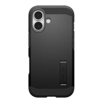 SPIGEN TOUGH ARMOR MAG T műanyag telefonvédő (ütésállóság, kitámasztó, MagSafe) FEKETE Apple iPhone 17 kép