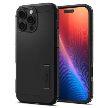 SPIGEN TOUGH ARMOR MAG T műanyag telefonvédő (ütésállóság, MagSafe) FEKETE Apple iPhone 16 Pro Max kép