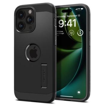 Spigen Tough Armor MagFit Apple iPhone 15 Pro Max tok, MagSafe, fekete kép