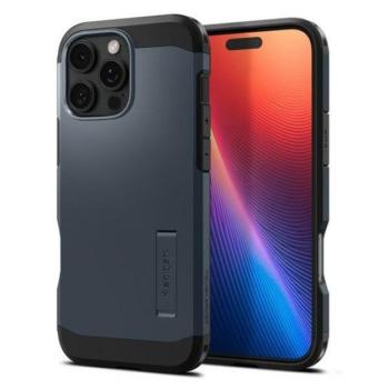 Spigen Tough Armor MagFit Apple iPhone 16 Pro tok, Metal Slate, szürke kép
