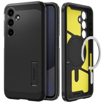 Spigen Tough Armor MagFit Samsung Galaxy S24 FE MagSafe tok, Black, fekete kép