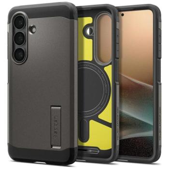 Spigen Tough Armor MagFit Samsung Galaxy S26 Plus tok, MagSafe, Gunmetal, szürke kép