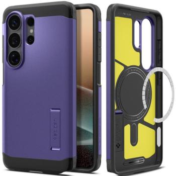 Spigen Tough Armor MagFit Samsung Galaxy S26 Ultra tok, MagSafe, Ash Violet, lila kép