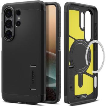 Spigen Tough Armor MagFit Samsung Galaxy S26 Ultra tok, MagSafe, Black, fekete kép