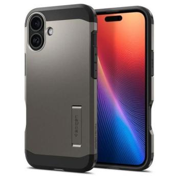 Spigen Tough Armor MagSafe tok iPhone 16 - szürke kép