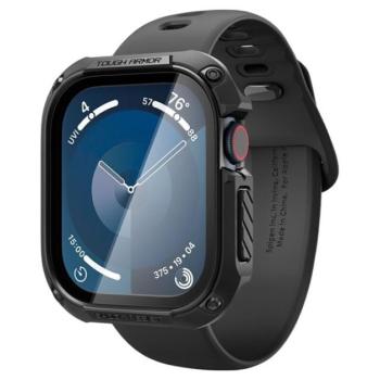SPIGEN TOUGH ARMOR műanyag óra keret (ütésállóság) FEKETE Apple Watch Series 10 46mm kép