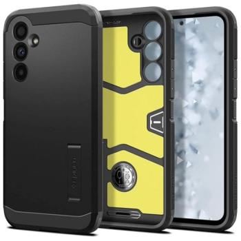 SPIGEN TOUGH ARMOR műanyag telefonvédő (szilikon keret, közepesen ütésálló, kitámasztó) FEKETE Samsung Galaxy A54 5G (SM-A546) kép