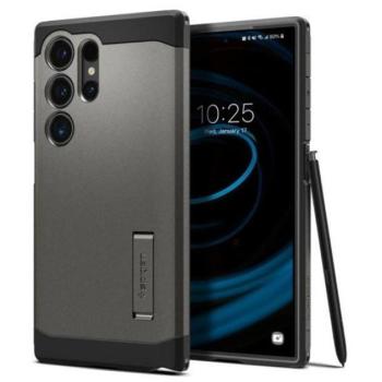 Spigen Tough Armor Samsung Galaxy S24 Ultra tok, Gunmetal, szürke kép