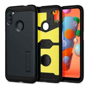 Spigen Tough Armor Samsung M115 M11 fekete tok kép