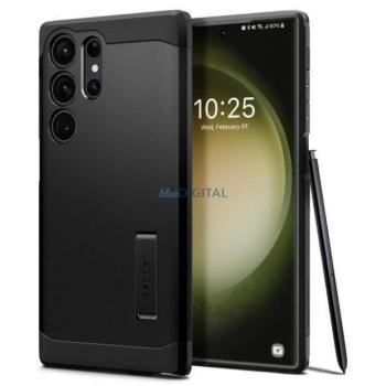 Spigen Tough Armor Samsung S23 Ultra fekete tok kép