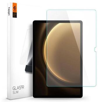 SPIGEN TR SLIM HD képernyővédő üveg (2.5D, karcálló, tok barát, ujjlenyomat mentes, ultravékony, 0.2mm, 9H) ÁTLÁTSZÓ Samsung Galaxy Tab S9 FE LTE (SM-X516), Galaxy Tab S9 FE WIFI (SM-X510) kép