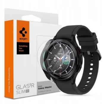 SPIGEN TR SLIM HD kijelzővédő üveg 3db (2.5D lekerekített szél, 9H) ÁTLÁTSZÓ Samsung Galaxy Watch 4 Classic 42 mm (SM-R880) kép