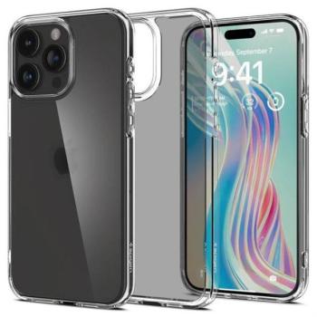SPIGEN Ultra hibrid iPhone 15 PRO átlátszó tok kép