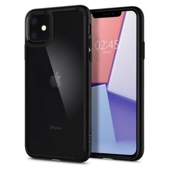 Spigen Ultra Hybrid Apple iPhone 11 tok, Matte Black, fekete kép