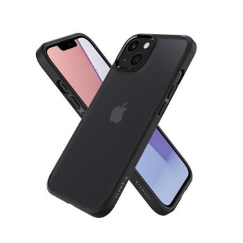 Spigen Ultra Hybrid Apple iPhone 13 Matte Frost Black Matte Black, fekete kép