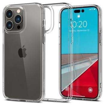 Spigen Ultra Hybrid Apple iPhone 14 Pro Max tok, Crystal Clear, átlátszó kép